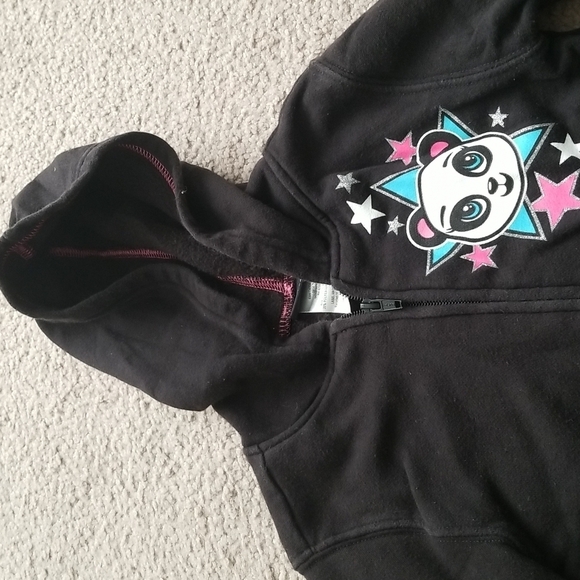 Joe Boxer Girl's Full-Zip Hoodie - Picture 5 of 10